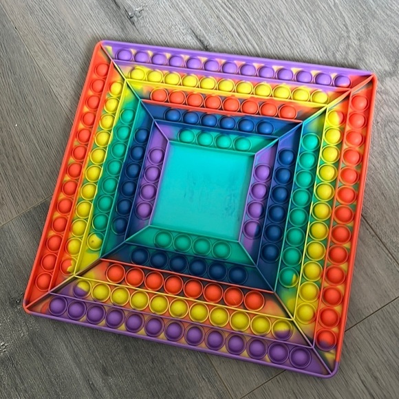 XXL pop-it toy | rainbow - Picture 1 of 3